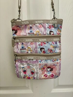 Disney LeSportsac Well Wishes Kasey Crossbody Bag It's A Small World - Image 1 of 4