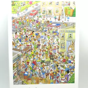 1000 pc BLOC PARTY Len Epstein Jigsaw Puzzle 19.75" x 26" - Picture 1 of 7