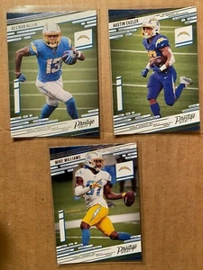 LA CHARGERS STAR LOT (3) 2021 Panini Prestige KEENAN ALLEN EKELER MIKE WILLIAMS - Picture 1 of 1