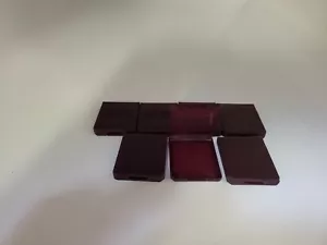 7 Cartridge Cases Burgandy Plastic Nintendo 2DS/DS Game Storage Dust Covers i8 - Picture 1 of 3