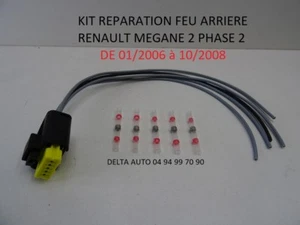 REPARATURSATZ STECKER RÜCKLEUCHTE RENAULT MEGANE 2 PHASE 2 NEU - Bild 1 von 5
