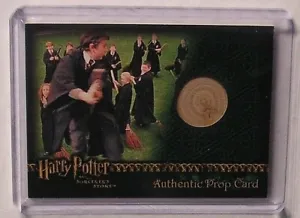 Harry Potter-Screen Used-SS-Relic-Cinema-Artbox-Movie-Prop Card-Practice Broom - Picture 1 of 10