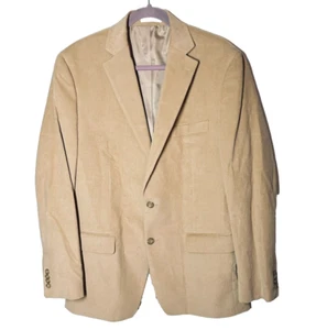 Michael Kors Cord Blazer Herren 42 L lang hellbraun braun klassisch Academia Freizeit - Bild 1 von 15