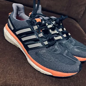 Adidas Energy BOOST 3 Womens 8.5 40 2/3 Dark Navy Blue Salmon Orange - Picture 1 of 9