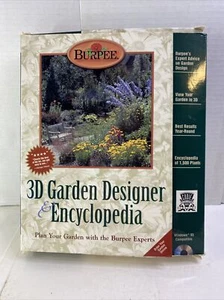 Burpee 3D Garden Designer & Encyclopedia CD-ROM for Windows - Windows 95 - Picture 1 of 12