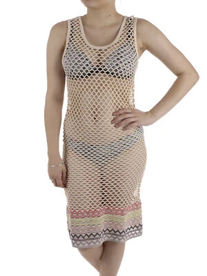 Yumi Beach Dress Net Dress Crochet Dress K-1695 Beige Shawl Bikini-Kaftan - Image 1 of 4