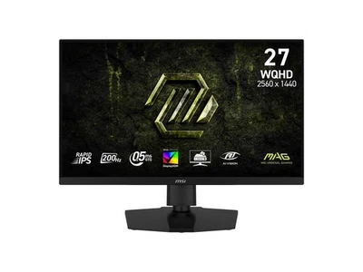 MSI MAG 274QPF E20 27" WQHD Rapid IPS Gaming Monitor 2560x1440 200Hz 0.5ms - Image 1 of 4