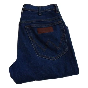 Wrangler Texas Stretch Slim Jeans Straight Waist 31 Leg 32 W31 L32 Zip Fly Q6461 - Picture 1 of 9
