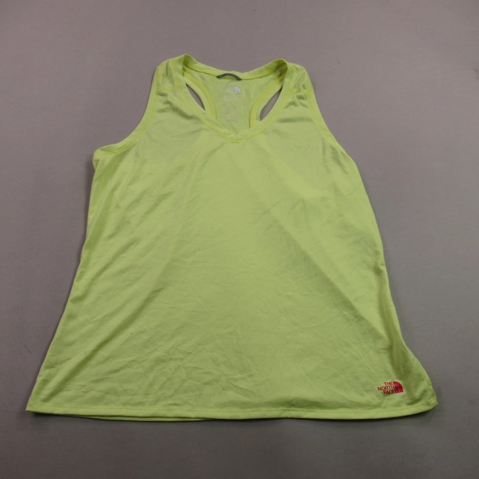 Camiseta sin mangas The North Face para mujer XL sin mangas ligera verde cuello en V informal Foto 1 de 4