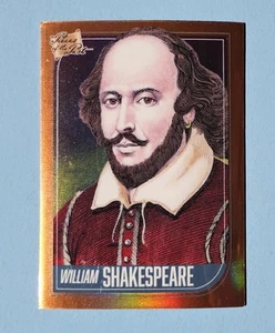 2021 Pieces Of The Past William Shakespeare Orange Glow Refractor Short Print SP - Picture 1 of 3