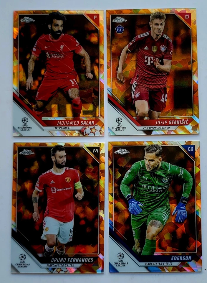 2021-22 Topps Chrome Sapphire UEFA Champions League Orange /50 - Singles - Image 1 of 1