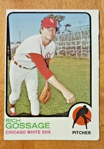 1973 Topps Rich Gossage Rookie Baseball Card #174 -EX- Off Center - Picture 1 of 3