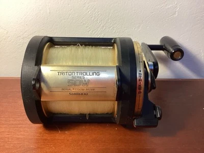 Shimano Wide Triton Trolling Series 50W Big Game Fishing Reel - Image 1 of 4