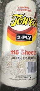 Georgia Pacific Paper Towels Kmart Flower Design 2-PLY 115 SHEETS NOS - Picture 1 of 6
