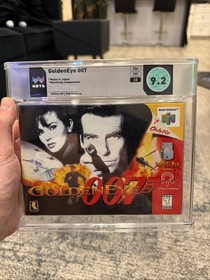 GoldenEye 007 N64 1st Print - WATA/PSA Graded 9.2 CIB Nintendo 1997 NOT VGA/CGC