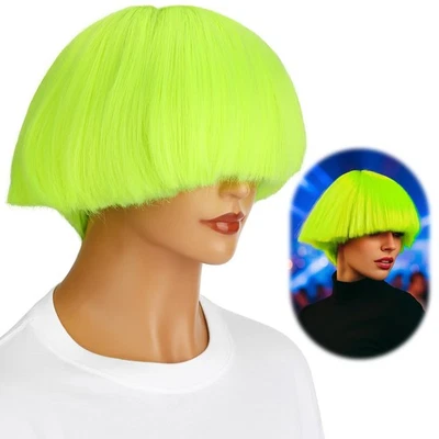 Mujeres Esponjoso Corto Recto Bob Peluca Seta Sintético Juegos con disfraces Disfraz Fiesta Peluca Foto 1 de 4