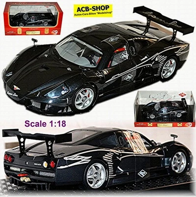 Hispano-Suiza HS21-GTS 2002 BMW V8-Motore Nero Metallico 1:18 Guiloy 68502 - Immagine 1 di 4