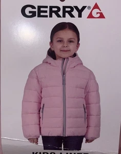Chaqueta de burbujas forrada de jersey Gerry para niños Cupcake/ROSA niñas talla 6 abrigo acolchado nuevo con etiquetas - Imagen 1 de 5
