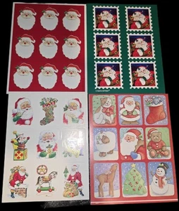 ❤️Lotto Adesivi Vintage Natale 4 Fogli Punzone, Ecc❤️ - Foto 1 di 6