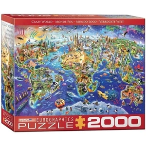 (EG82205343) - Eurographics Puzzle 2000 Pc - Crazy World - Picture 1 of 1