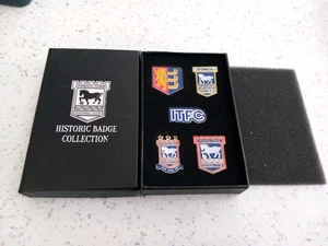IPSWICH TOWN FOOTBALL CLUB Historic pin badge collection boxed - Picture 1 of 1