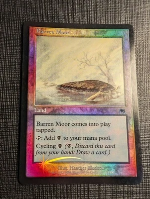 MTG Barren Moor English FOIL First Edition Card Game Magic The Gathering - Image 1 of 2