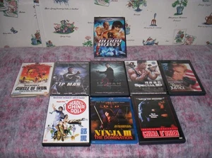DVD LOT,NINJA 3 DOMINATION,DEADLY CHINA DOLL,CHINA O'BRIEN,IP MAN,CIRCLE OF IRON - Foto 1 di 1