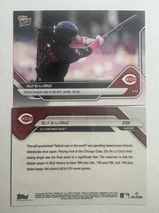 ELLY DE LA CRUZ 2025 MLB Topps AHORA #208 más rápido en MLB 300 éxitos 150 RBI 100 SBs - Imagen 1 de 1