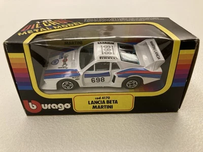 MODELLINO SCALA 1:43 " LANCIA BETA MARTINI " (4170) BURAGO - Scatola Nera (Rara) - Immagine 1 di 3