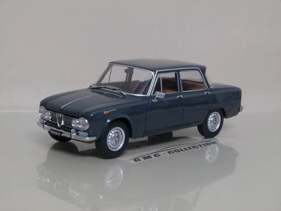 ALFA-ROMEO GiULiA 1.6 Ti 1962 GRiGiO GRAFITE GREY  EDiZiONE LiMiTATA MiTiCA 1/18 - Immagine 1 di 4