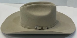 Bailey Cowboy Hat 5X Beaver Size 7 - Hand Creased Made in USA Vintage - Picture 1 of 18