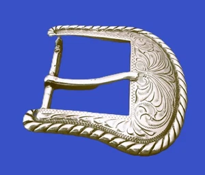 Gürtelschnalle, Standard Style, mit Wirbeln & Seileinfassung, die weniger glänzende von 2 - Bild 1 von 1