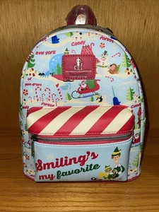 Mini Mochila Loungefly Elf Smiling's My Favorite NUEVA - Imagen 1 de 6