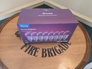 Govee Smart Light Bulbs, WiFi & Bluetooth Color Changing Light Bulbs 8 pack NEW - Picture 1 of 3