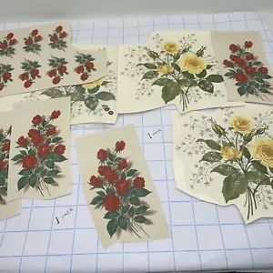 Vintage detail transfer for ceramics floral - Picture 1 of 1