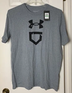 Under Armour graues Shirt Herren große Heimplatte Baseball neu mit Etikett - Bild 1 von 11