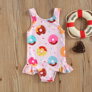 Toddler Kids Floral Tankini Swimwear Swimsuit Baby Girls Bikini Set Bathing Suit - Picture 1 of 12