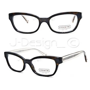 Coach HC6042 (Hadley) 5120 (Dark Tortoise) 50/17/135 Eyeglasses - New - Picture 1 of 12