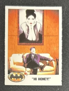 1989 Topps Batman Movie “Hi Honey!” Mini Card #45 Joker Alicia Hunt - Picture 1 of 4