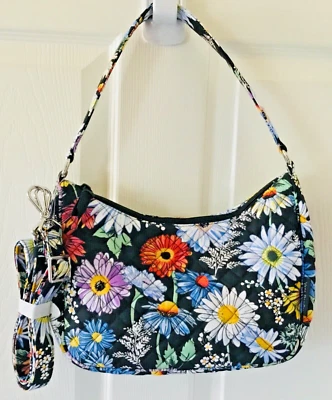 Vera Bradley ~ "Daisies" ~ Frannie Crescent  Crossbody Hipster ~ NWT - Image 1 of 4
