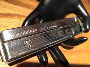 Harfa HOHNER ECHO wyprodukowana w Niemczech przez M. Hohner harmonijka ładna czysta „G” - Zdjęcie 1 z 3