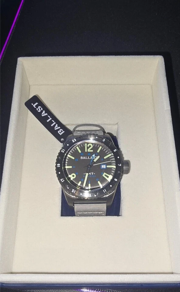 Ballast Swiss Parts Quartz 4 Hands With Gmt BL-3149-03