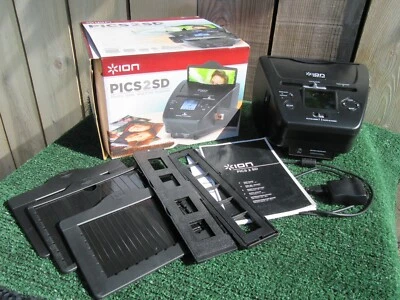 ION Pics 2 SD Photo Slide & Film Scanner Color Screen USB 5.1 MP 2500 DPI Tested - Image 1 of 4