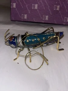 Imperial Enameling Cloisonne Cricket Figurine W/Box - Picture 1 of 7