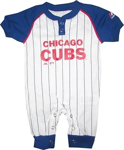Chicago Cubs Overall Baby Kleinkind Kleidung MLB Streifen - Bild 1 von 1