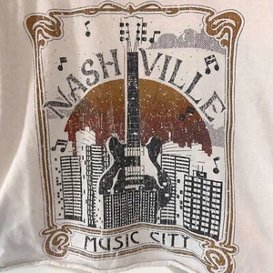 Altar'd State Nashville Sommer Cropped Tee Damen Gr. S hellbraun trendy - Bild 1 von 8