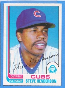 1982 O-Pee-Chee #89 Steve Henderson Cubs