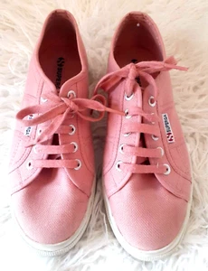 Superga Cotu Classic Platform Sneaker Unisex Size 38  Mens 6 Womens 7.5 Pink - Picture 1 of 13