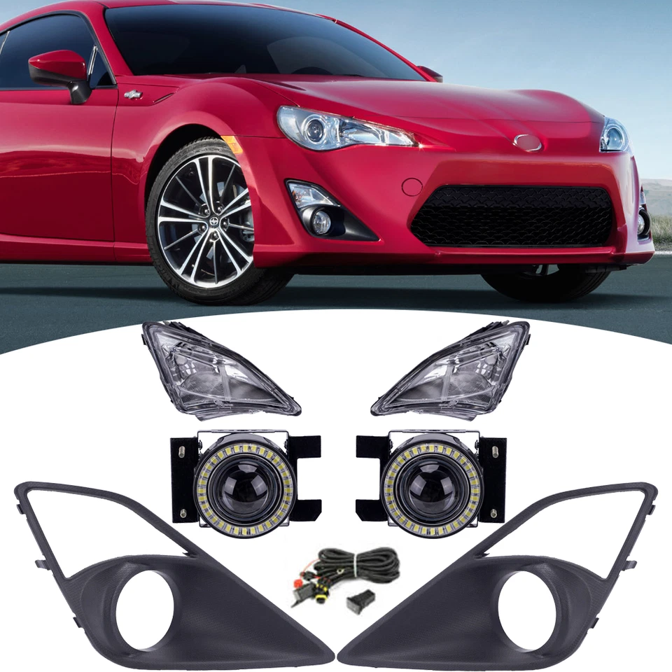 Fit 12-16 TOYOTA GT86/Scion FR-S LED Projector Fog Lights Lamps w/Corner Lights - Image 1 of 4