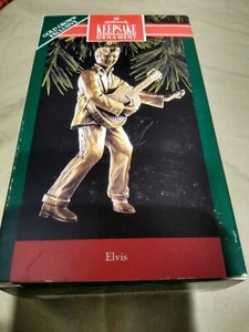 Hallmark Keepsake Ornament Elvis Gold Crown Exclusive 1992 - Picture 1 of 4